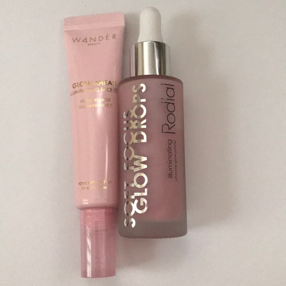 Soft Focus Glow Drops Primer and Wander Face Oil